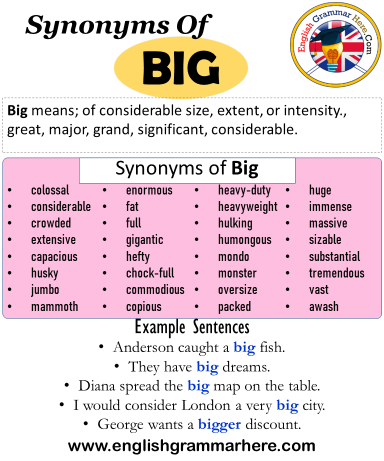 very big synonym