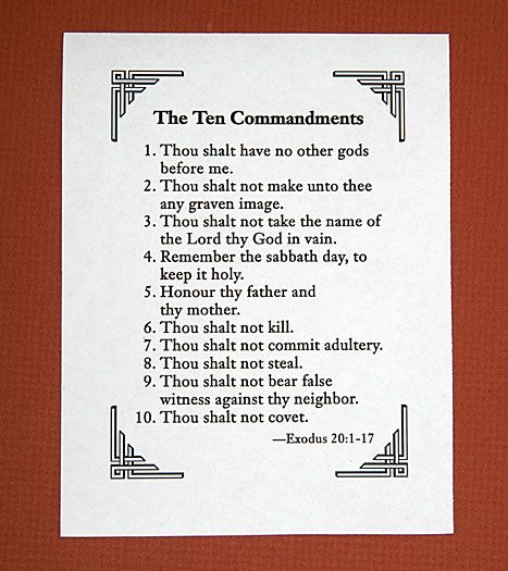 jesus commandments pdf