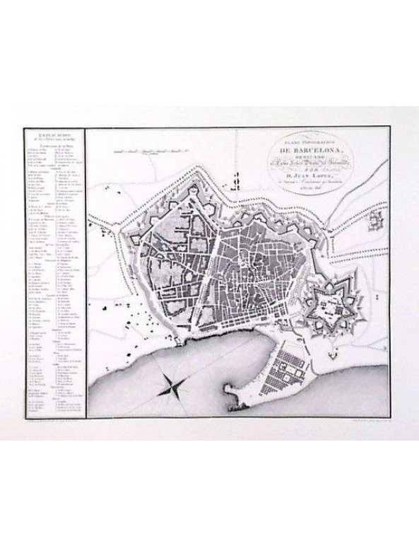 mapa topográfico barcelona