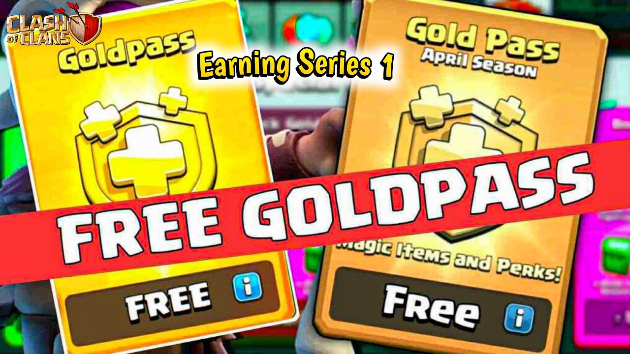 how to get free gold pass in coc