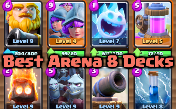 best arena 8 deck