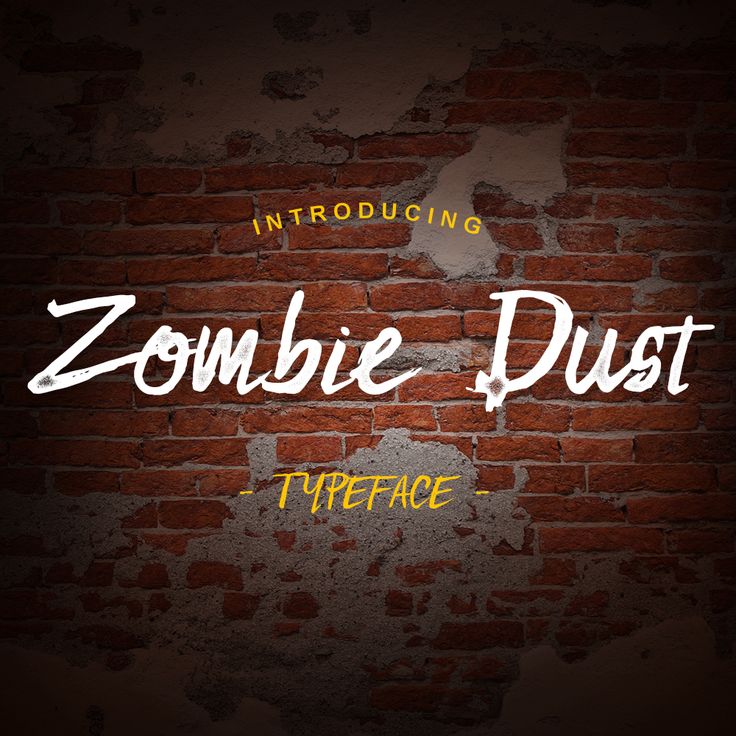 zombie dust font