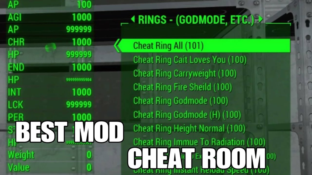 fallout cheats ps4