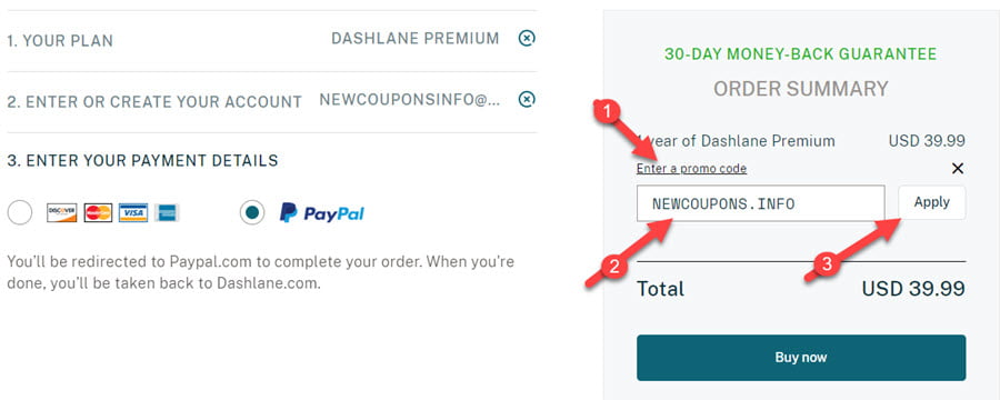 dashlane coupon