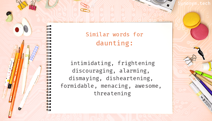 daunting synonym