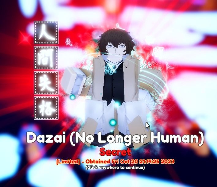 dazai anime adventures