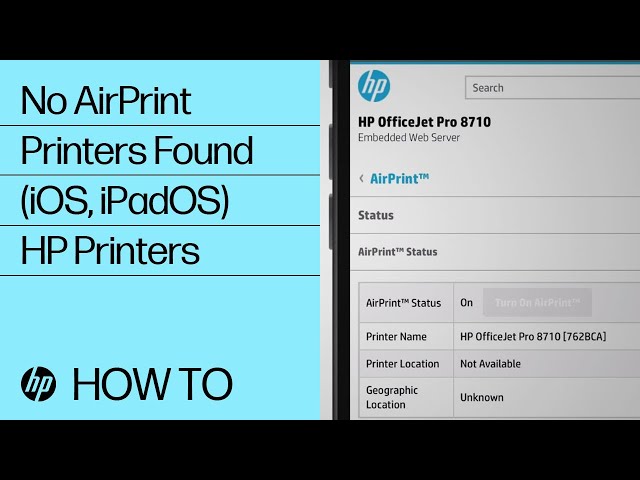 no airprint printers found