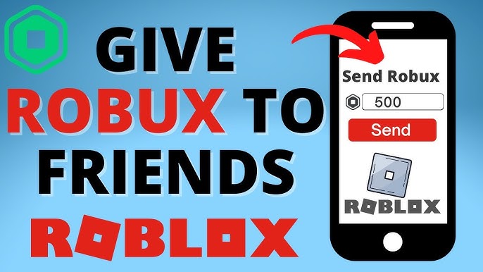 how to send robux to a friend for free