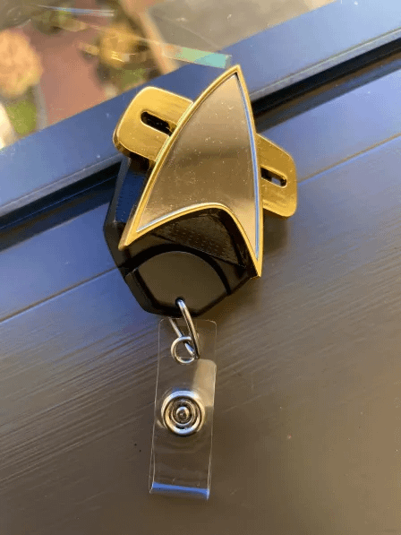 star trek badge reel