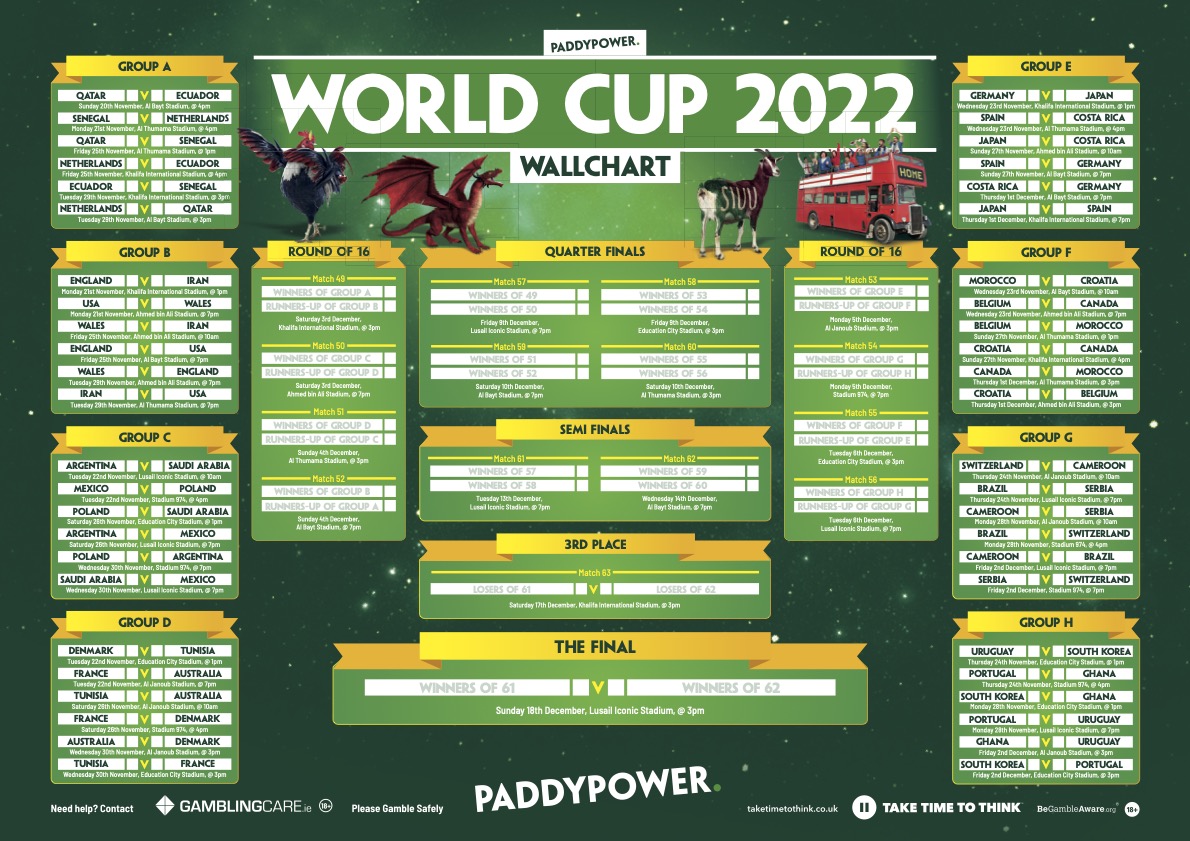 fifa world cup 2022 match list pdf download