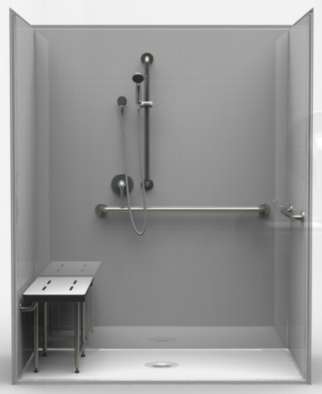 ada fiberglass shower