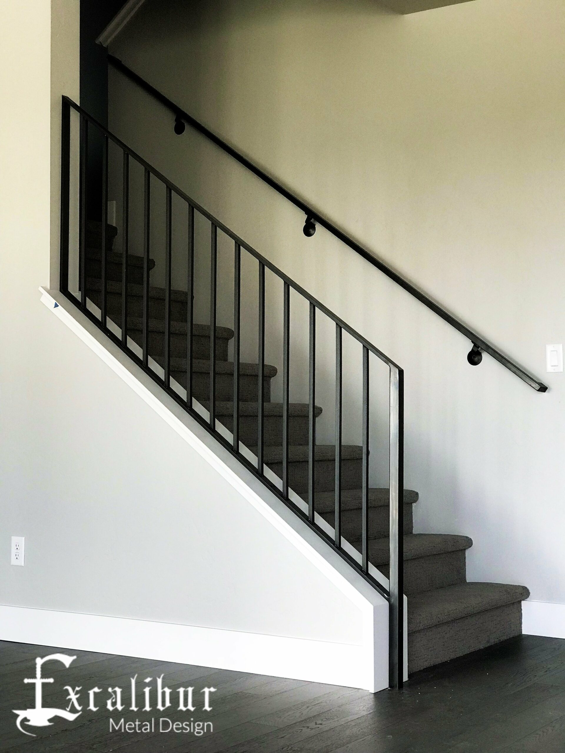 indoor metal railings