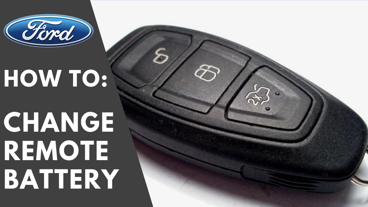 change battery in ford focus key