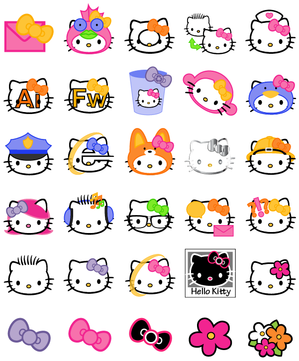 hello kitty icons