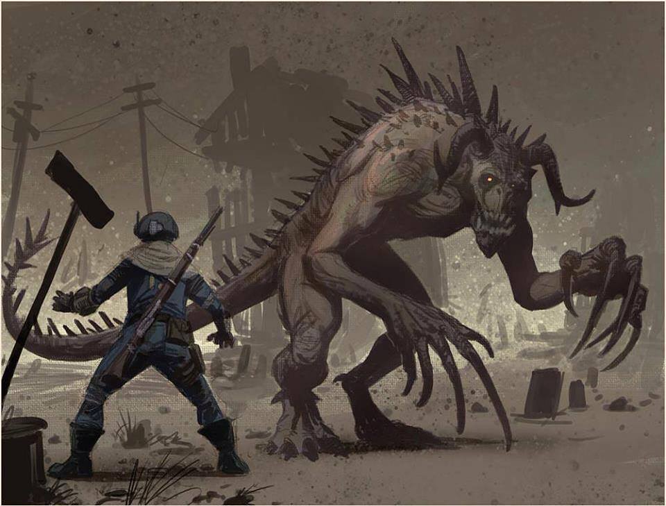 deathclaw art