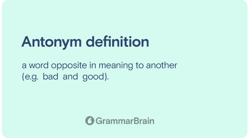 definition of antonym