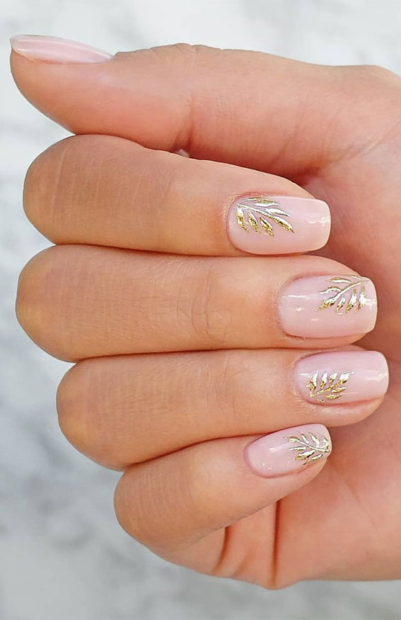 delicate nail art