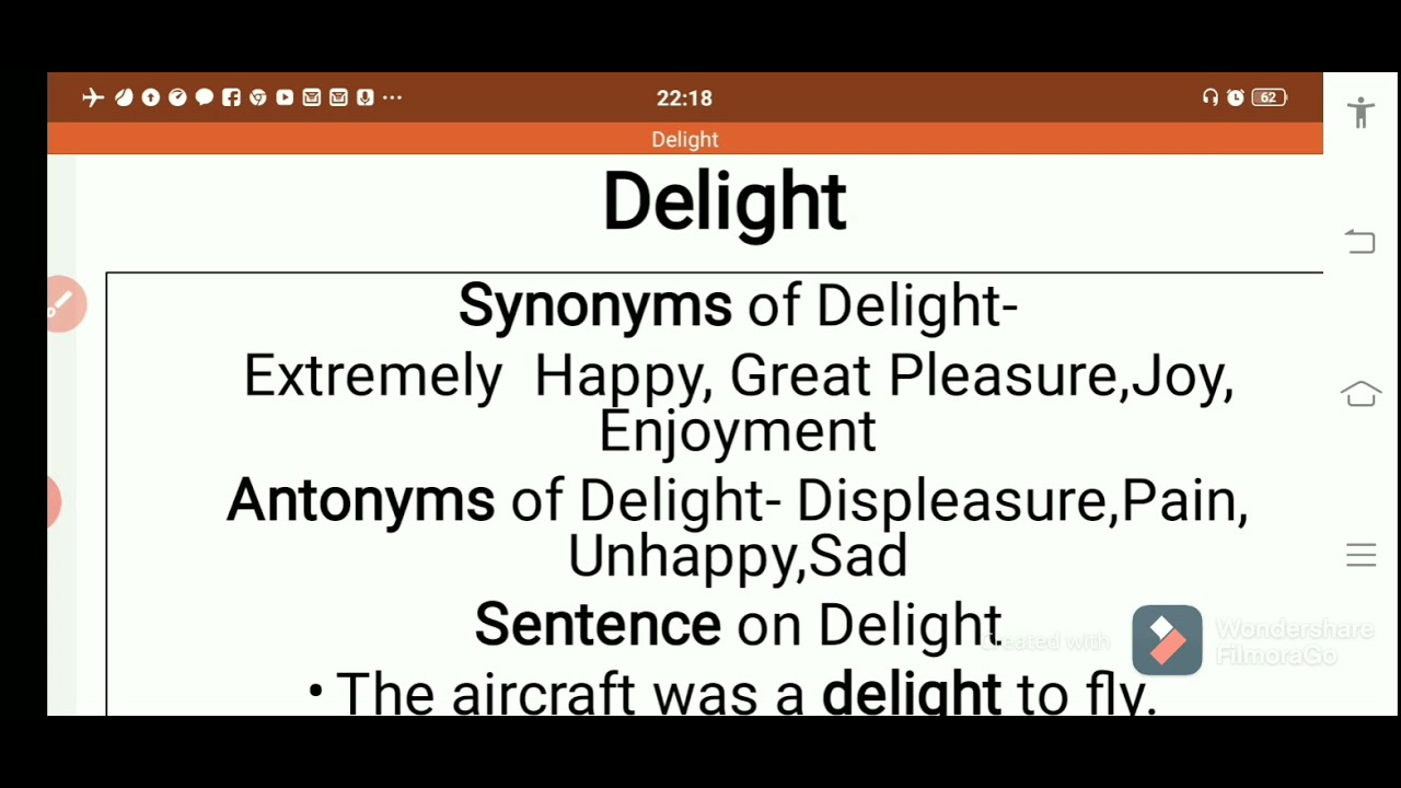 delight synonym