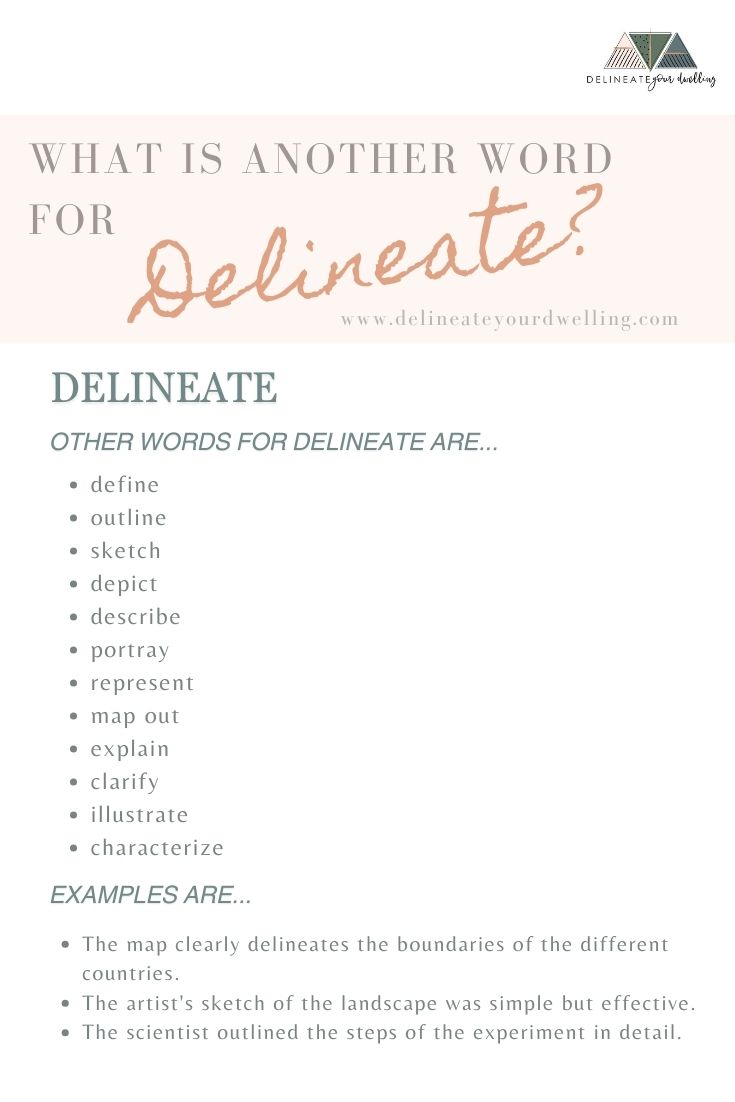 delineate synonym