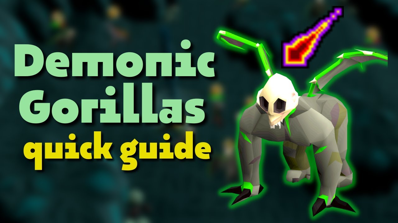 demonic gorillas osrs