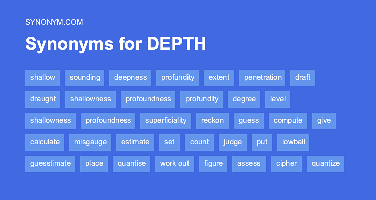 depth synonym