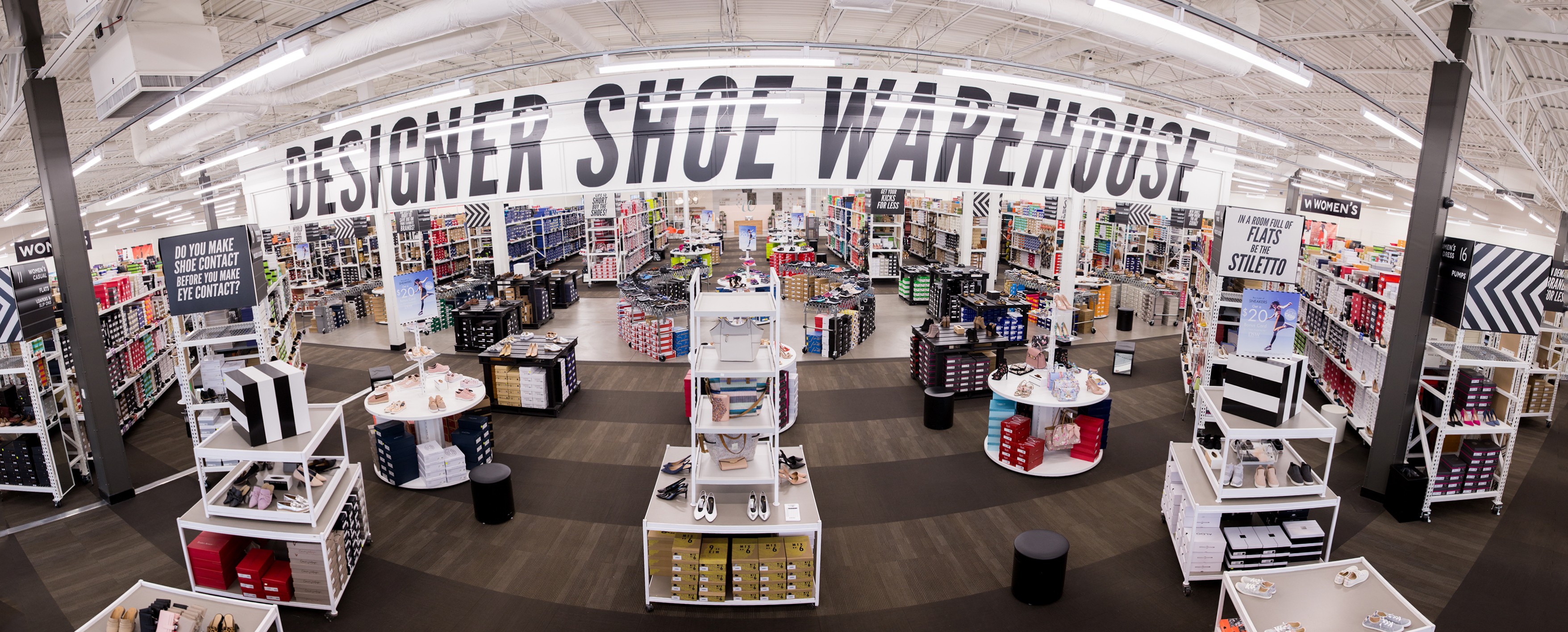 designer shoe warehouse near me