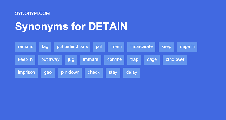 detainment synonym