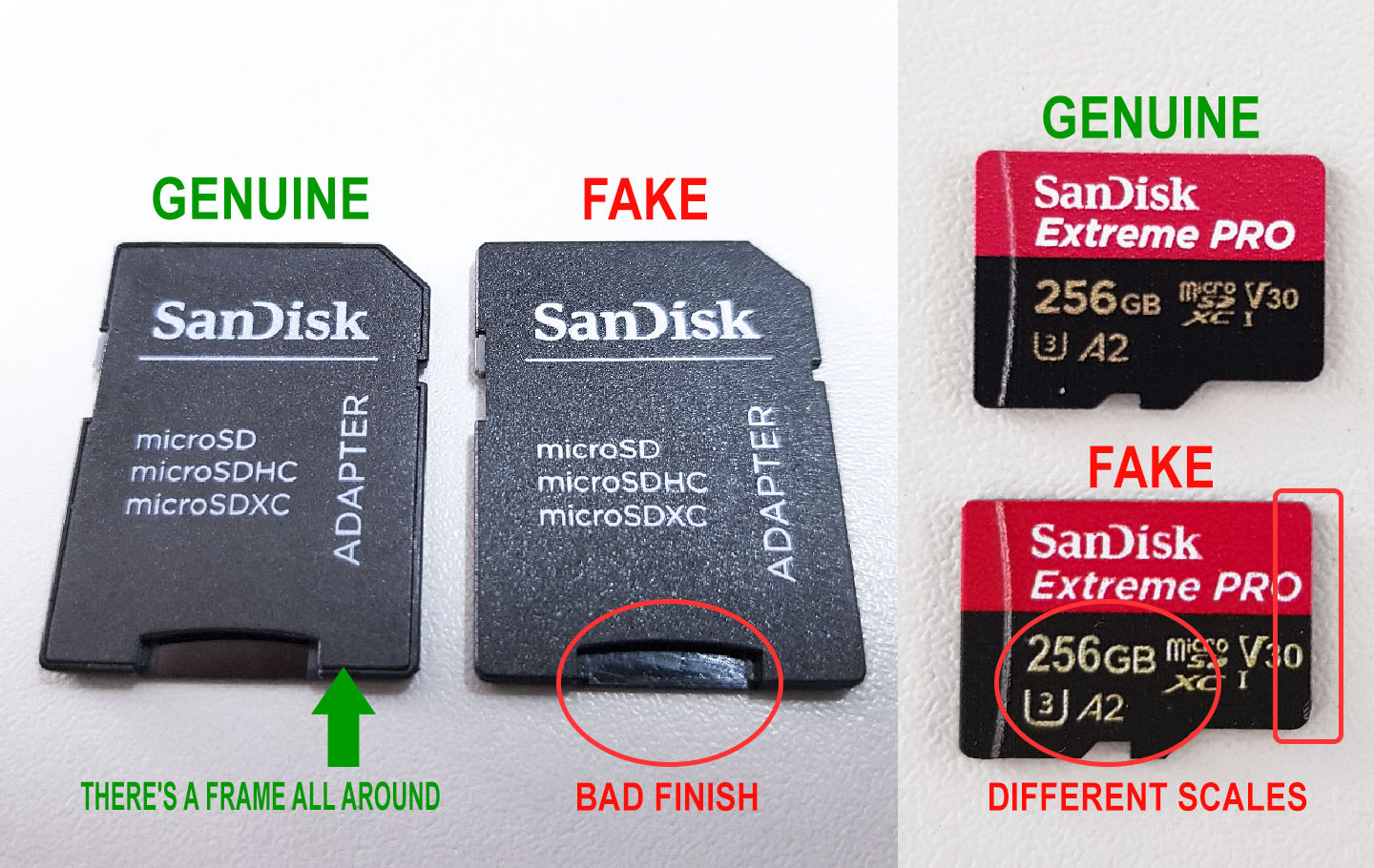 detect fake sd card