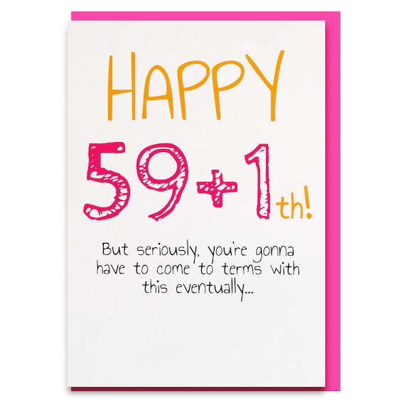 birthday cards for 60th birthday