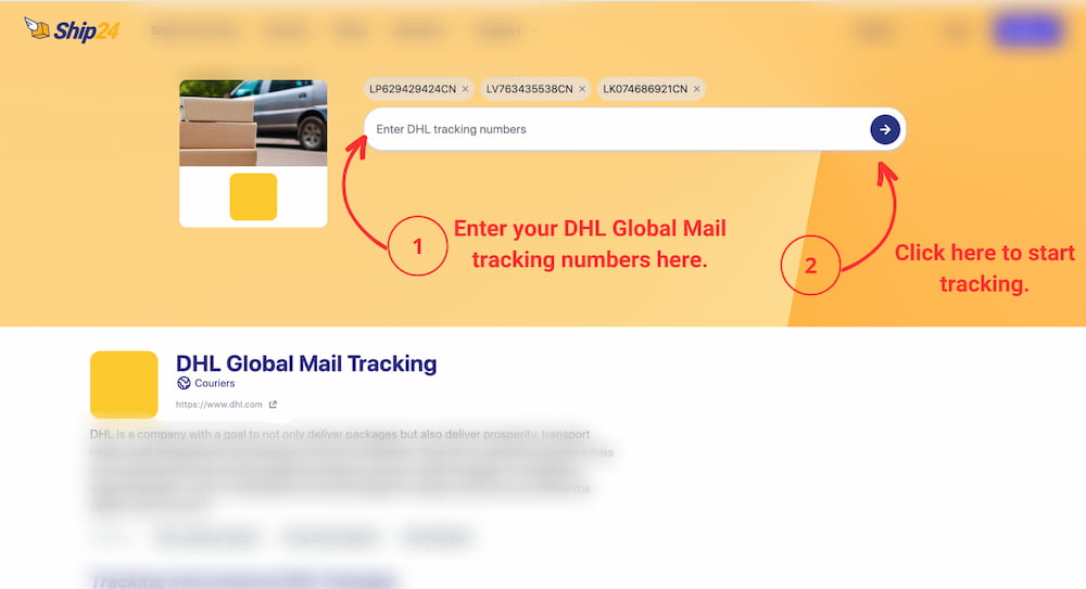 dhl global mail tracking