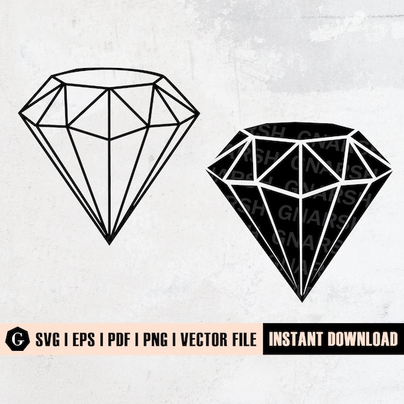 diamond tattoo vector