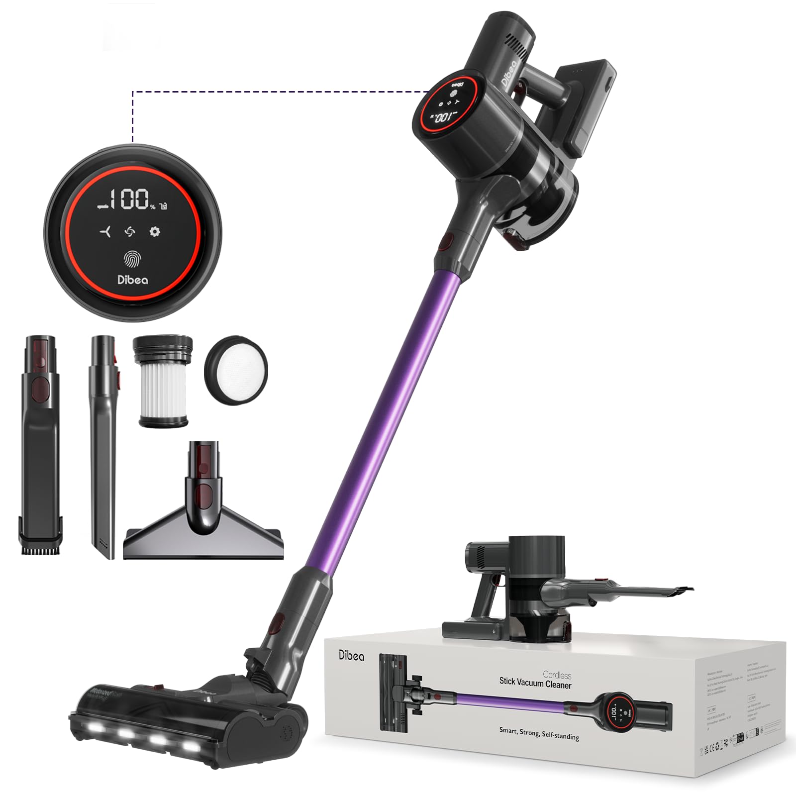 dibea cordless vacuum