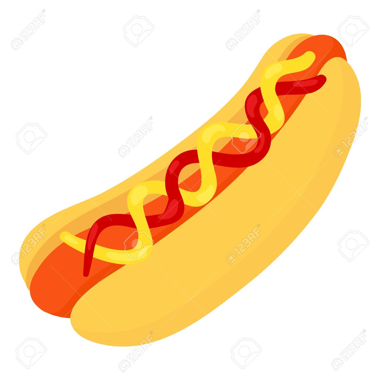 dibujo hot dog