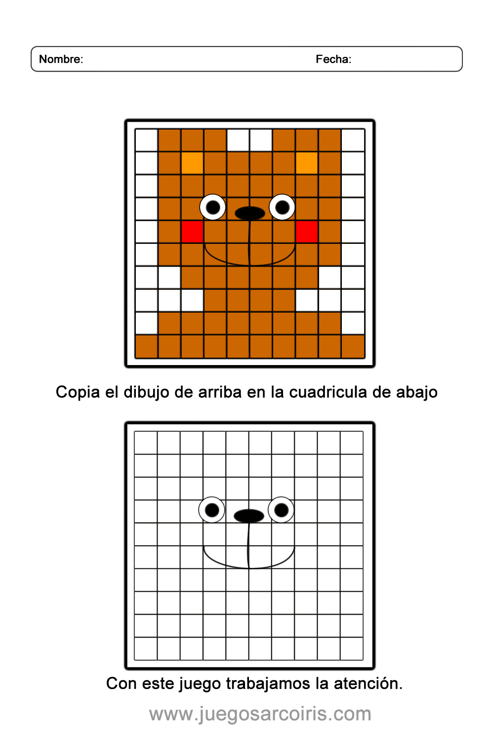 dibujos con cuadricula para copiar