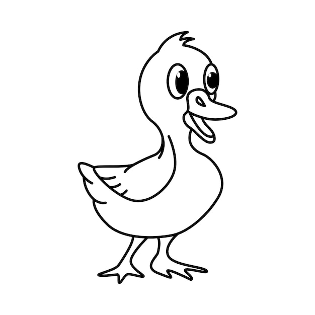 dibujos para colorear pato