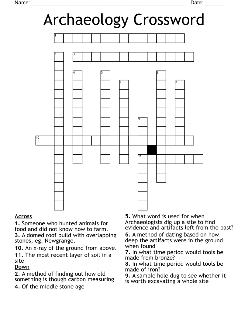 dig up crossword clue