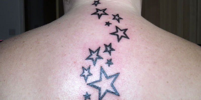 diseños de tatuajes de estrellas para hombres