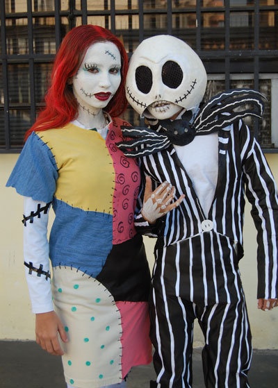 disfraz de jack y sally