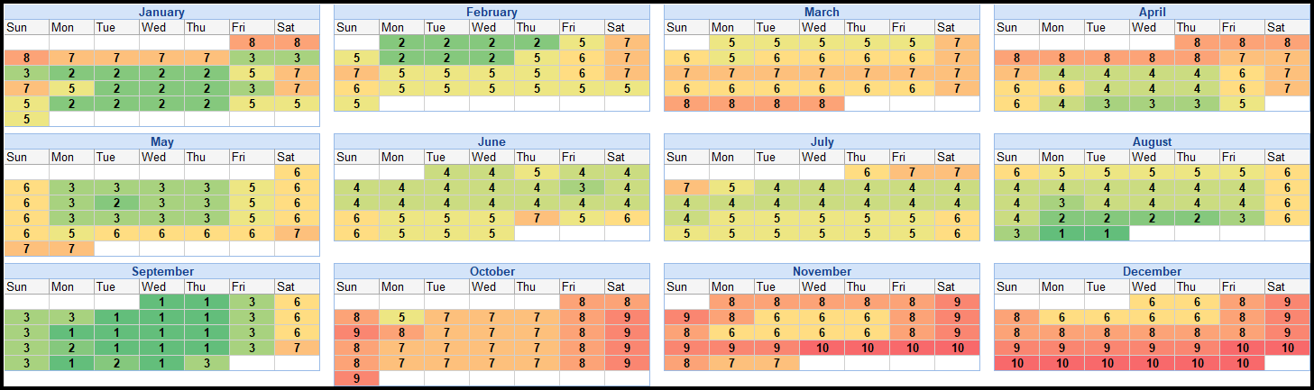 disney world orlando crowd calendar