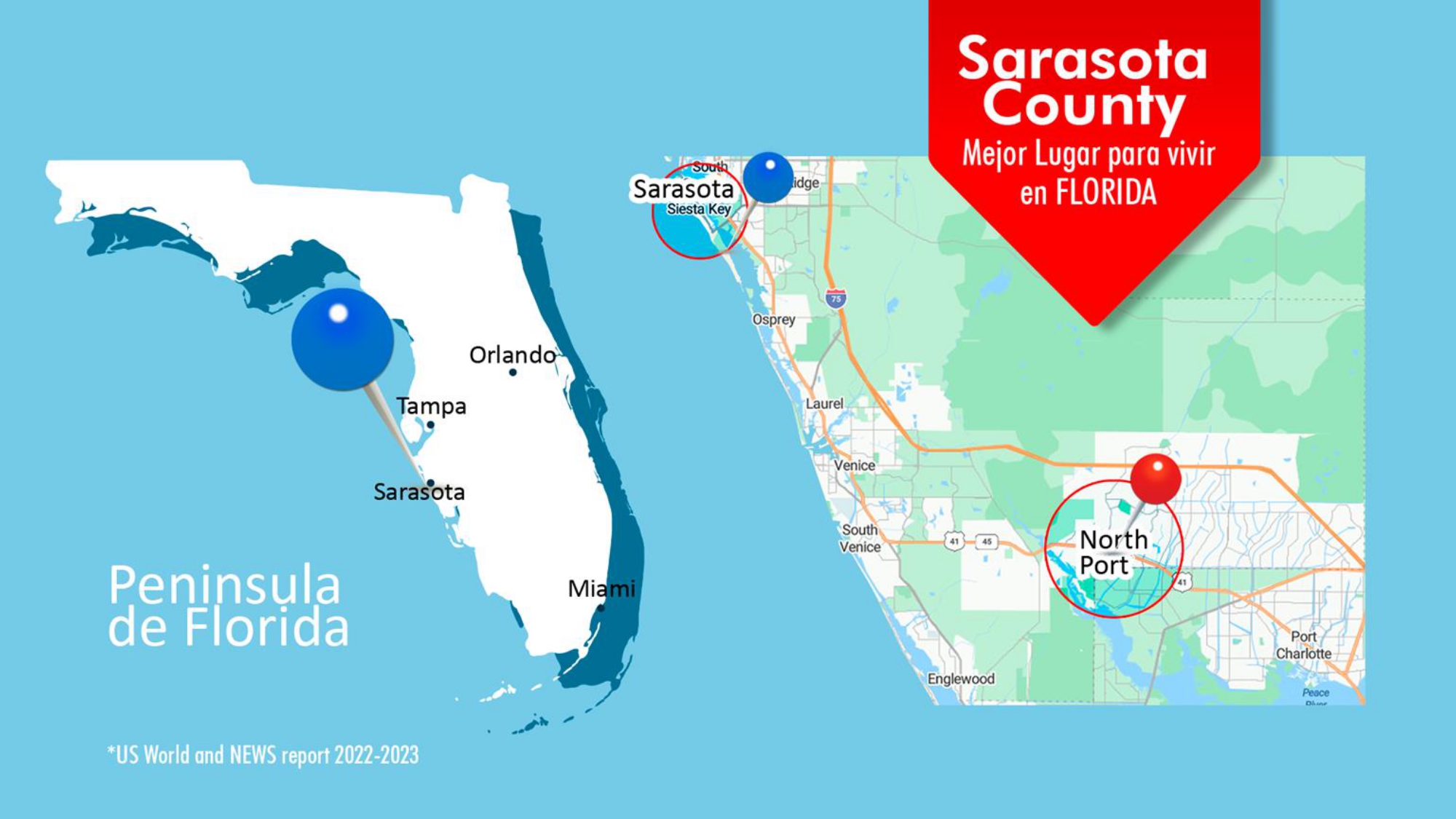 distancia entre orlando y sarasota