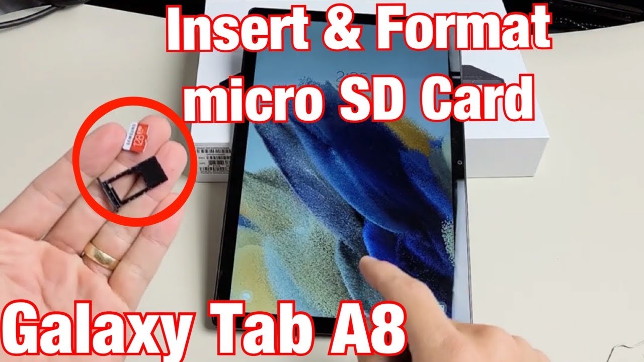 does galaxy tab a8 have sd card slot