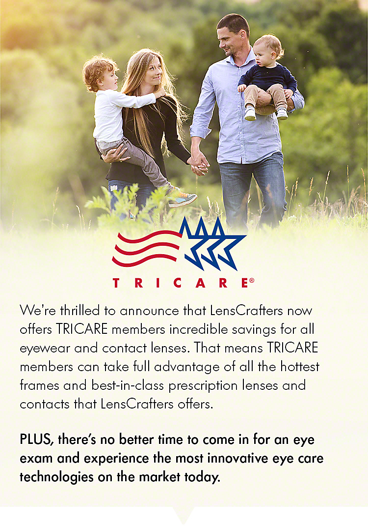 does lenscrafters take tricare