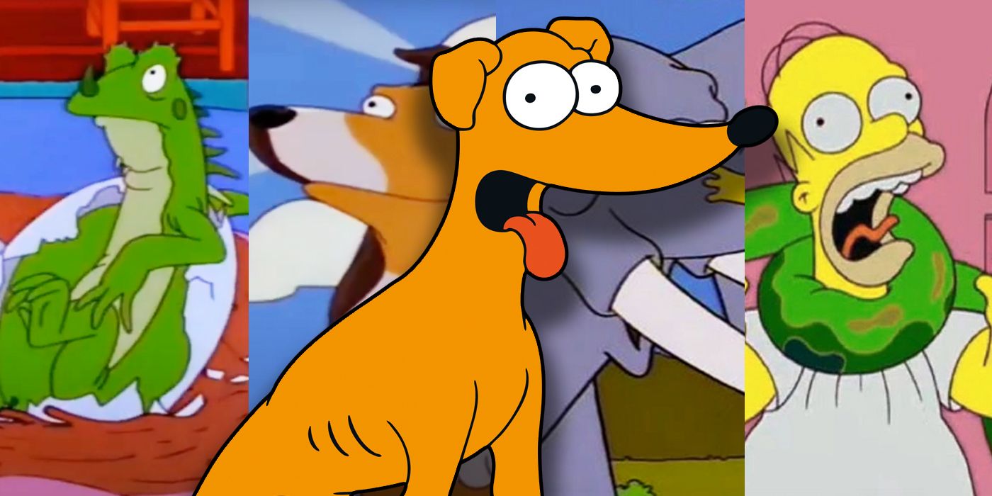 dog in the simpsons