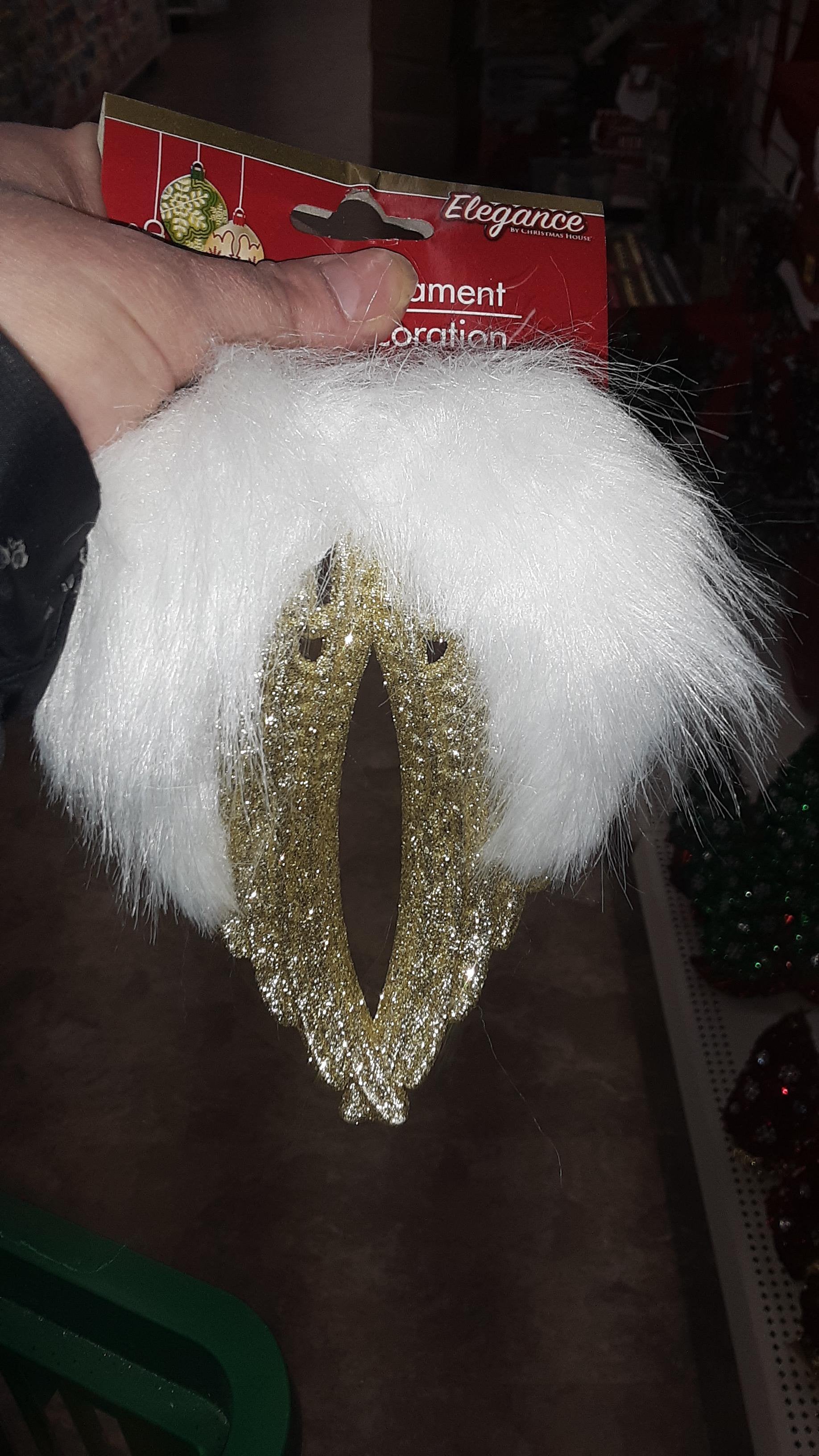 dollar tree angel wings ornament