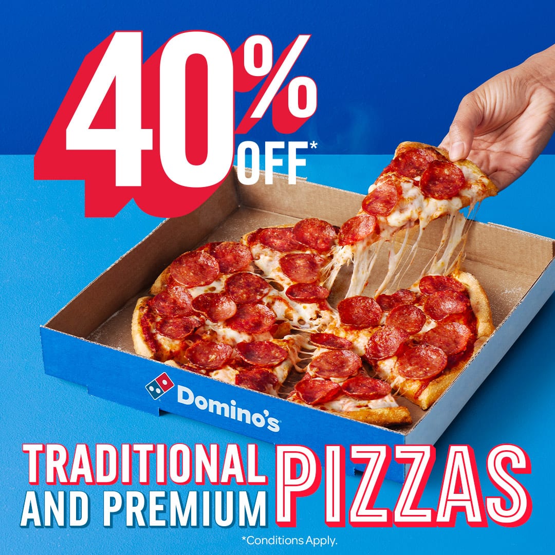 dominos vouchers traditional pizza