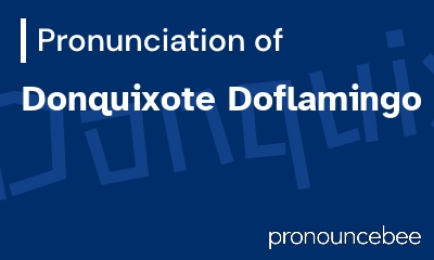 don quixote pronunciation