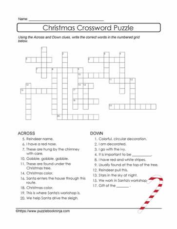 down under holiday crossword clue