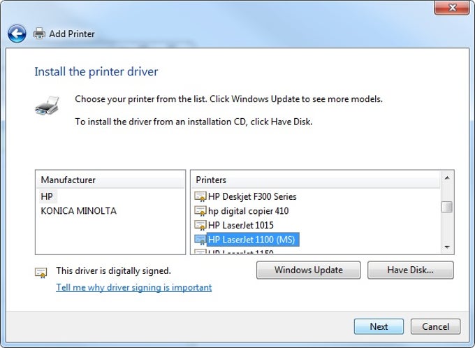 download hp laserjet 1020 driver for windows 7 32 bit