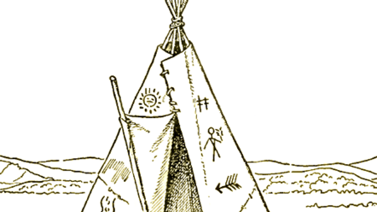 draw a teepee