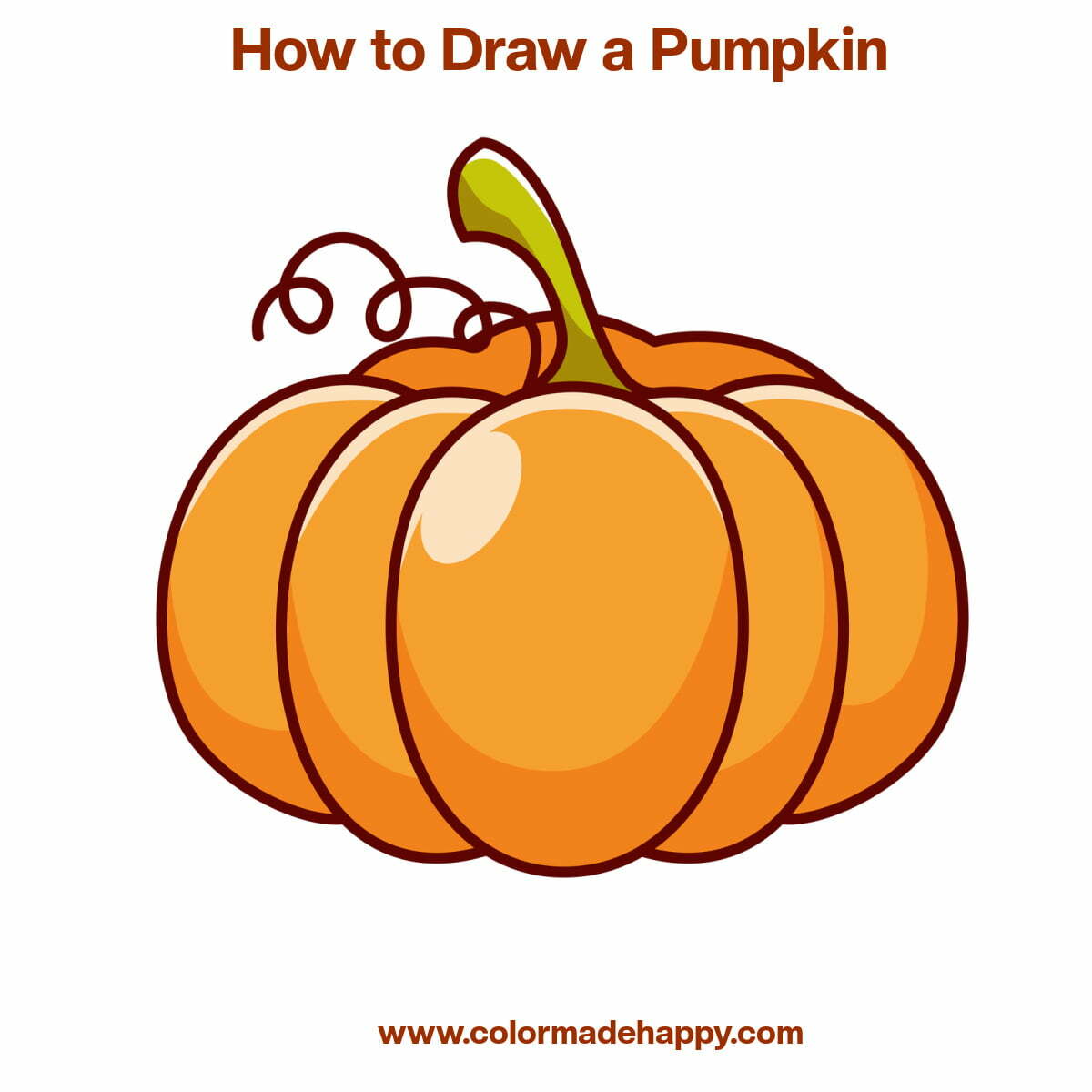 draw pumpkin